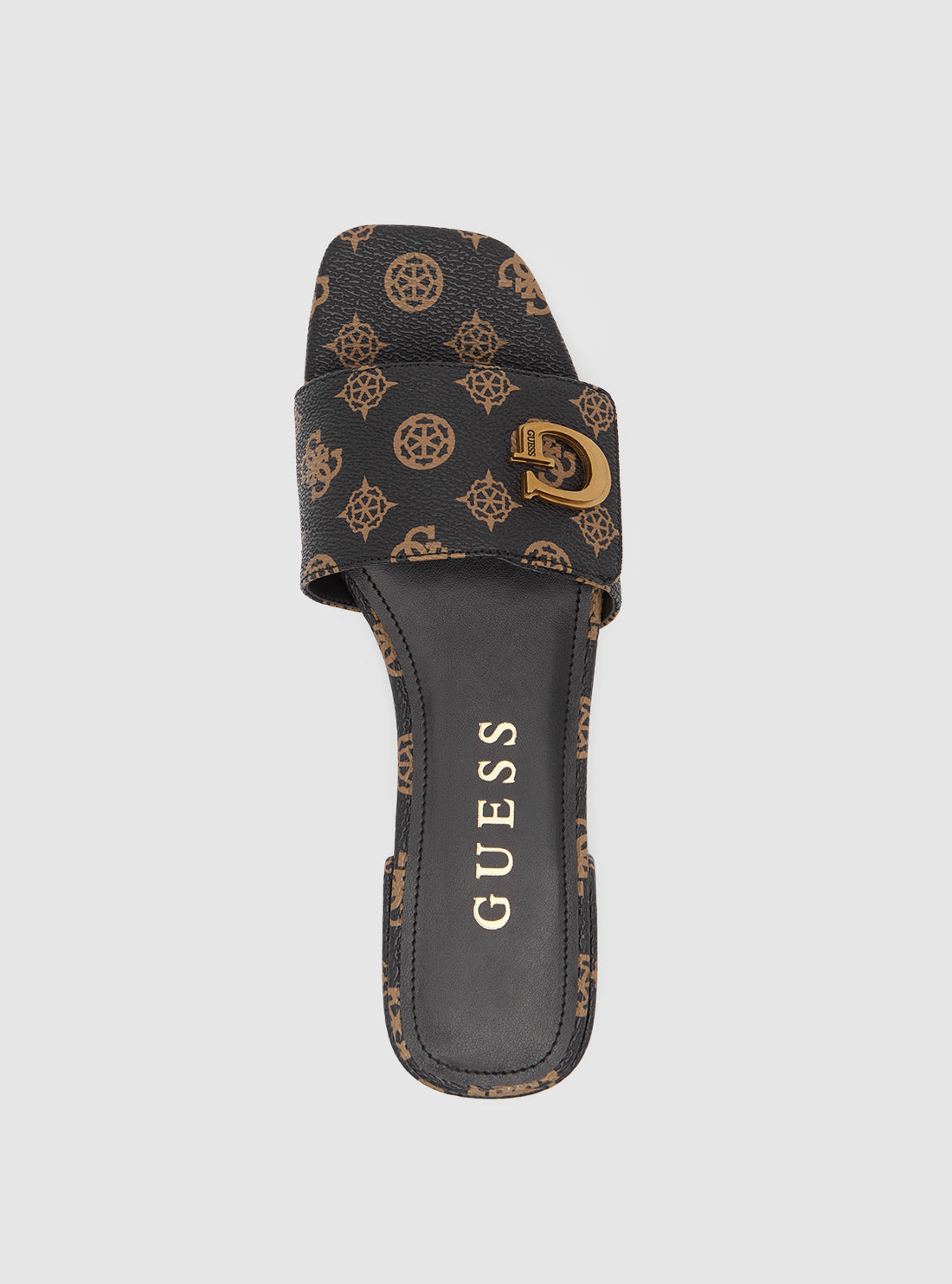 Premium Dark Brown Leather Toco Sandals with Logo - Comfortable & Stylish for Beach, Travel & Casual Wear