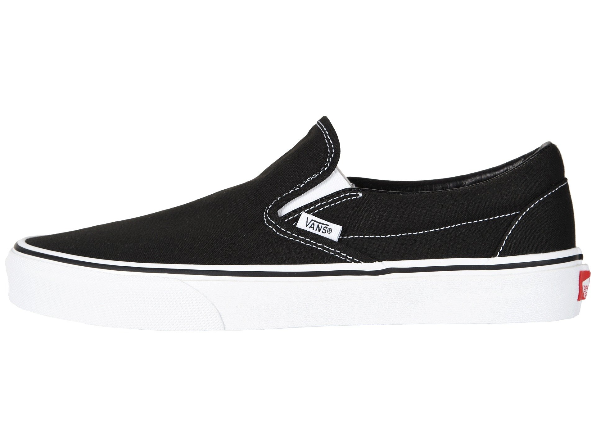 Vans Men's Classic Slip-On Sneakers - Black & White Checkerboard Skate Shoes | Comfortable Casual Shoes for Walking, Skating & Streetwear Fashion