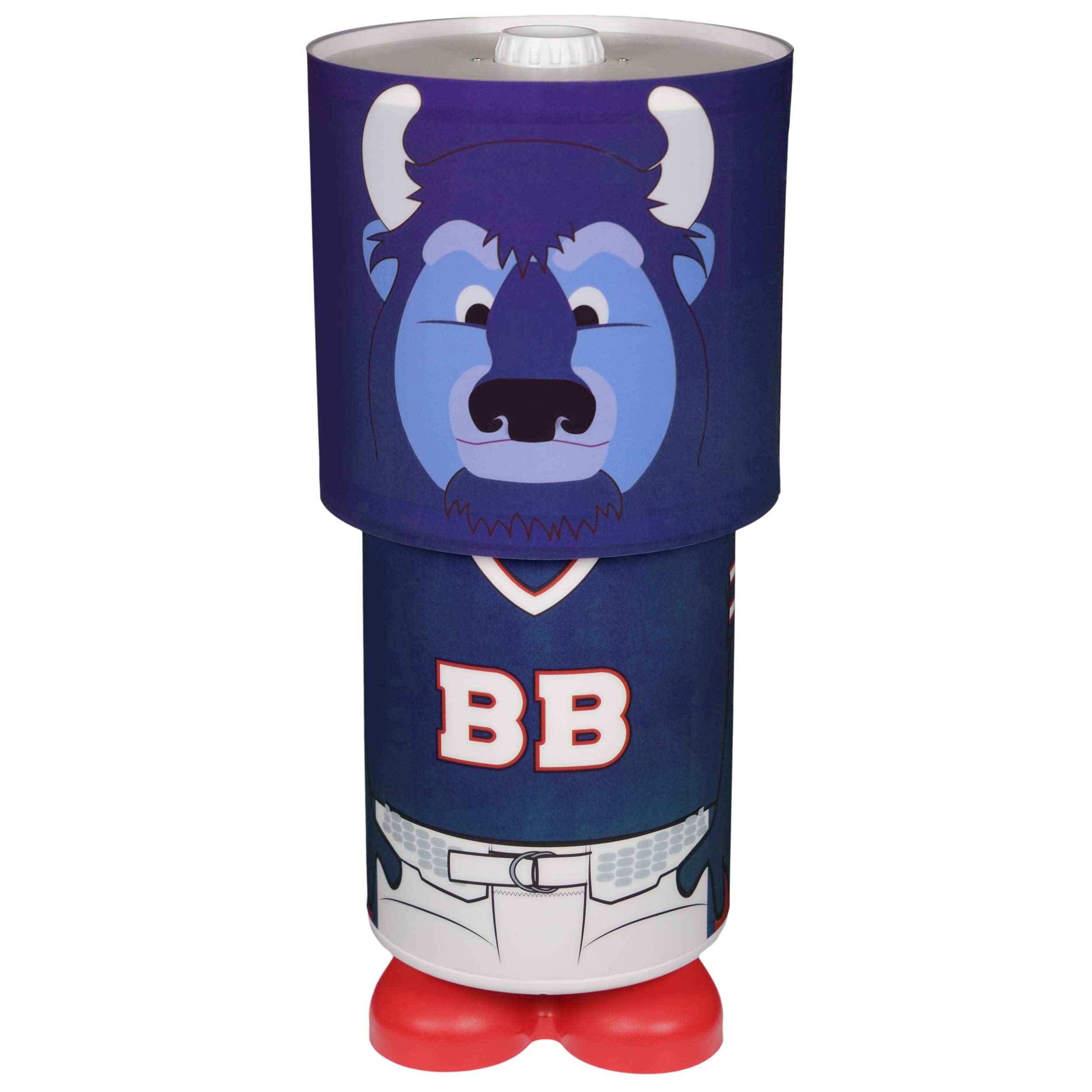 FOCO NFL Team Logo LED Desk Lamp - Adjustable Brightness Night Light for Office, Bedroom, and Game Room Decor - Perfect for Fans, Students, and Home Decor