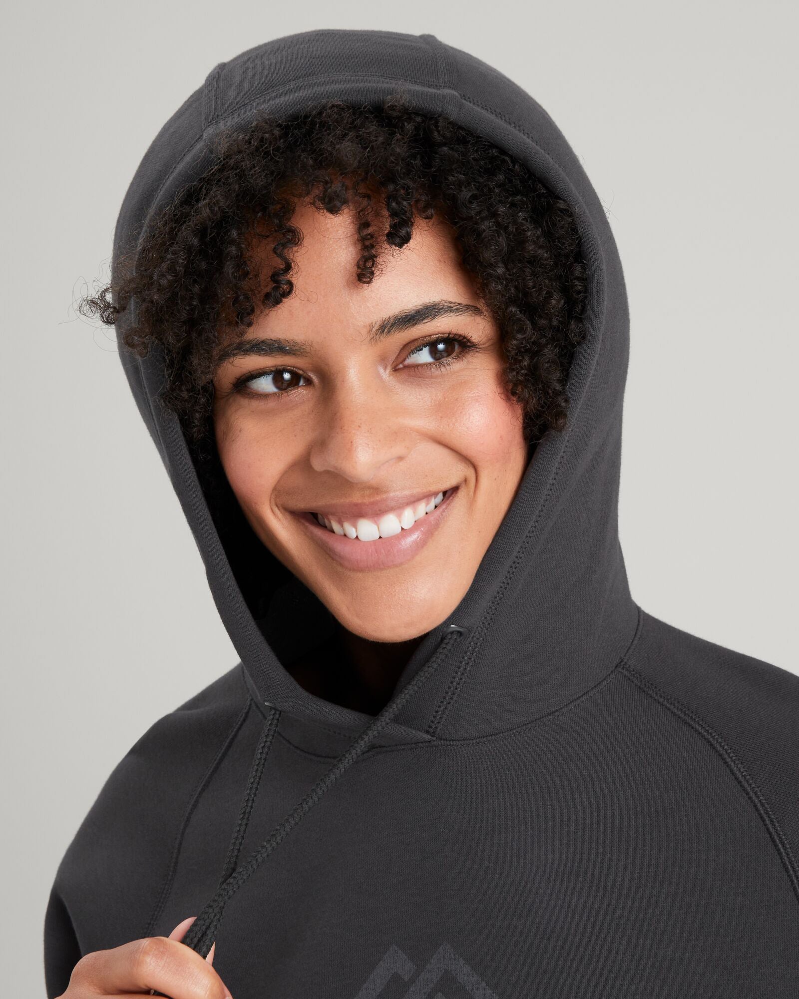 Kathmandu Logo Women's Fleece Hoodie - Warm Winter Pullover with Kangaroo Pocket - Black - Perfect for Outdoor Hiking, Camping & Casual Wear
