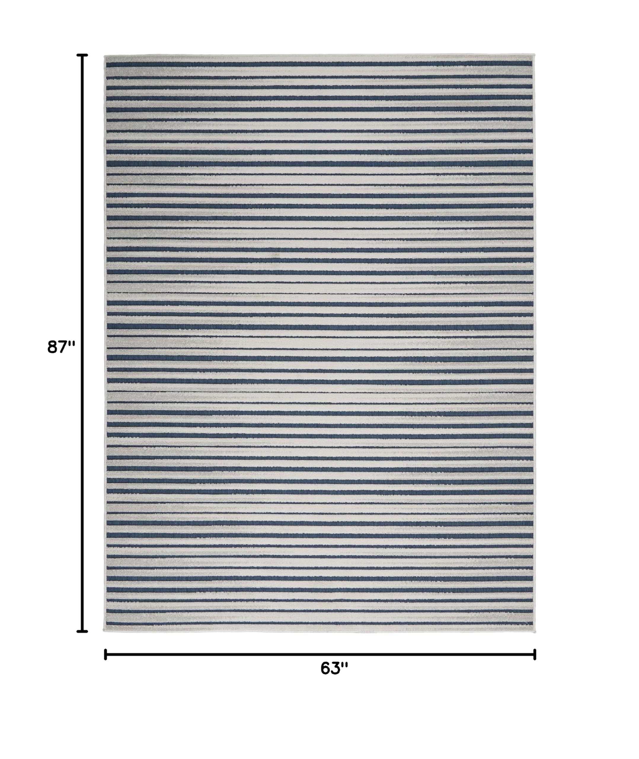 Nourison Calobra Modern Dark Grey 5'3