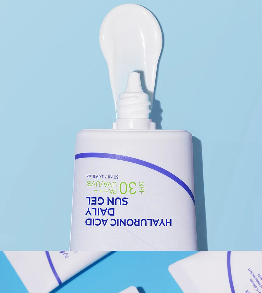 Isntree Hyaluronic Acid Daily Sun Gel SPF 50ml - Hydrating Sunscreen for Face with Hyaluronic Acid | Perfect for Daily UV Protection & Skincare Routine