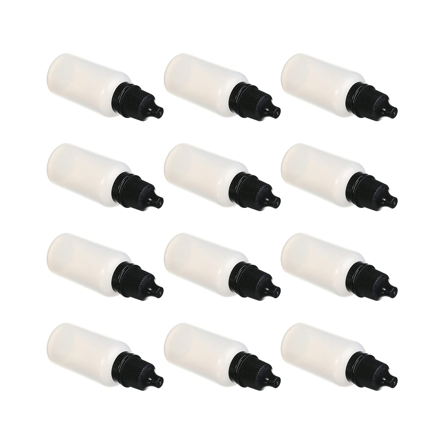 20Pcs 0.7oz (20ml) PE Plastic Dropper Bottles with Black Caps - Squeezable Small Mouth Eye Dropper Bottles for Essential Oils, Travel Liquids & Lab Samples | Perfect for DIY, Kitchen Storage & Travel Toiletries