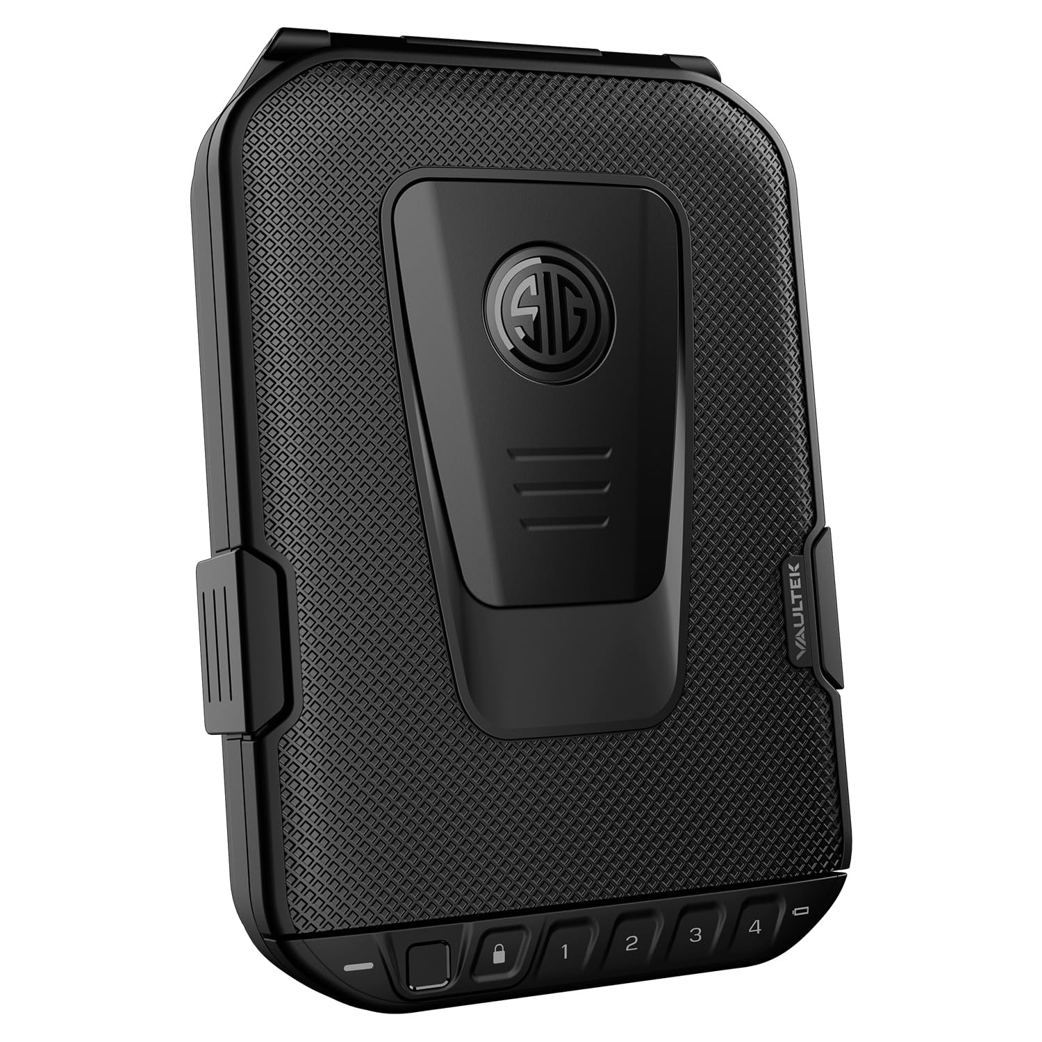 VAULTEK SIG SAUER Edition LifePod - Waterproof & Secure Travel Case with Electronic Lock Box | Portable Handgun Safe with Backlit Keypad | Ideal for Travel, Home Security & Outdoor Adventures