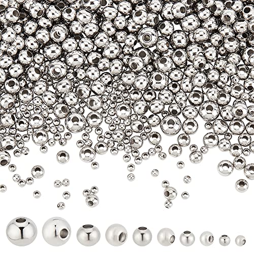 1050pcs Stainless Steel Color 5 Sizes