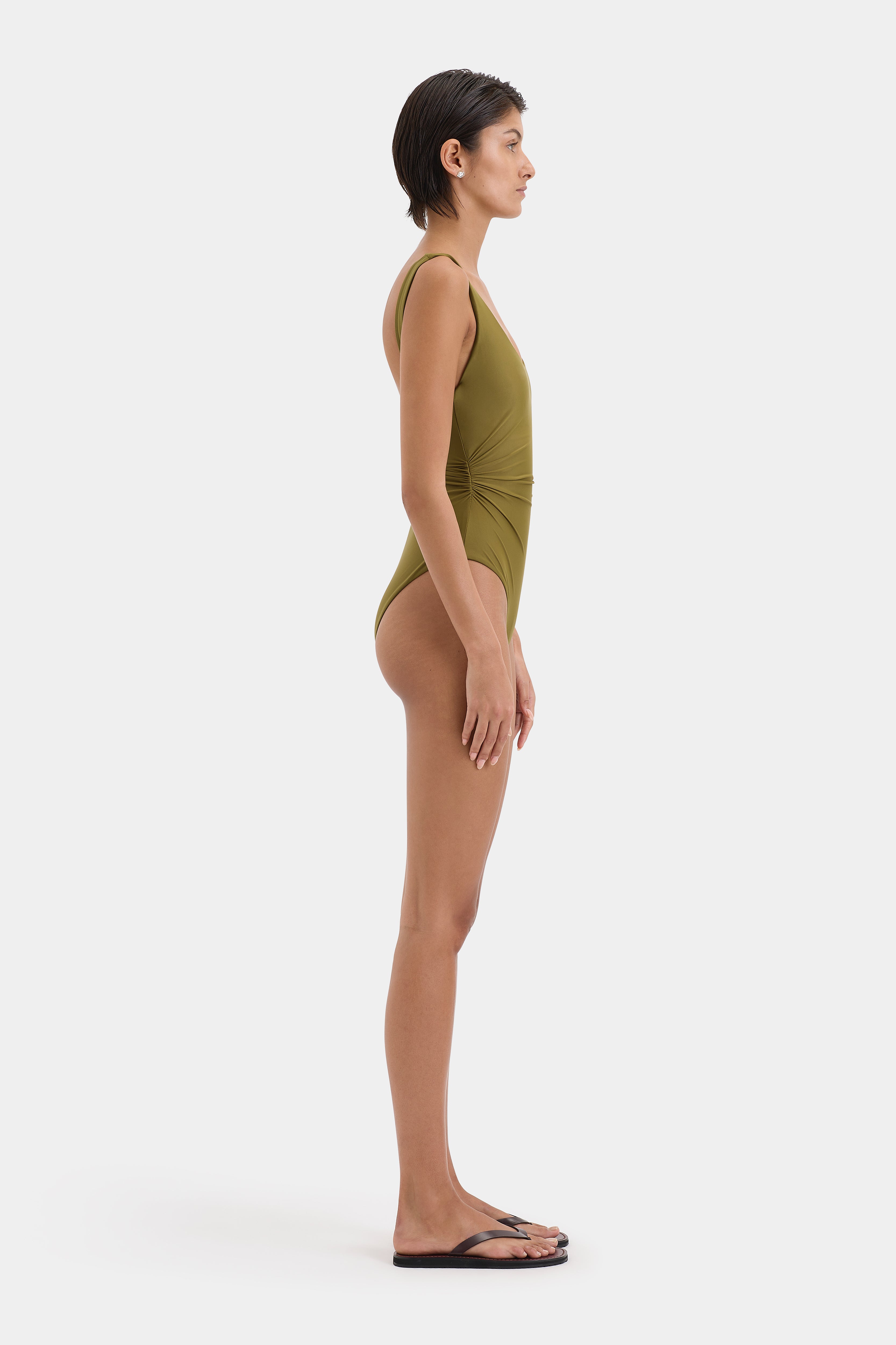 Morella Twist One Piece Swimsuit - Stylish & Comfortable One Shoulder Bathing Suit for Women - Perfect for Beach, Pool, and Summer Vacations