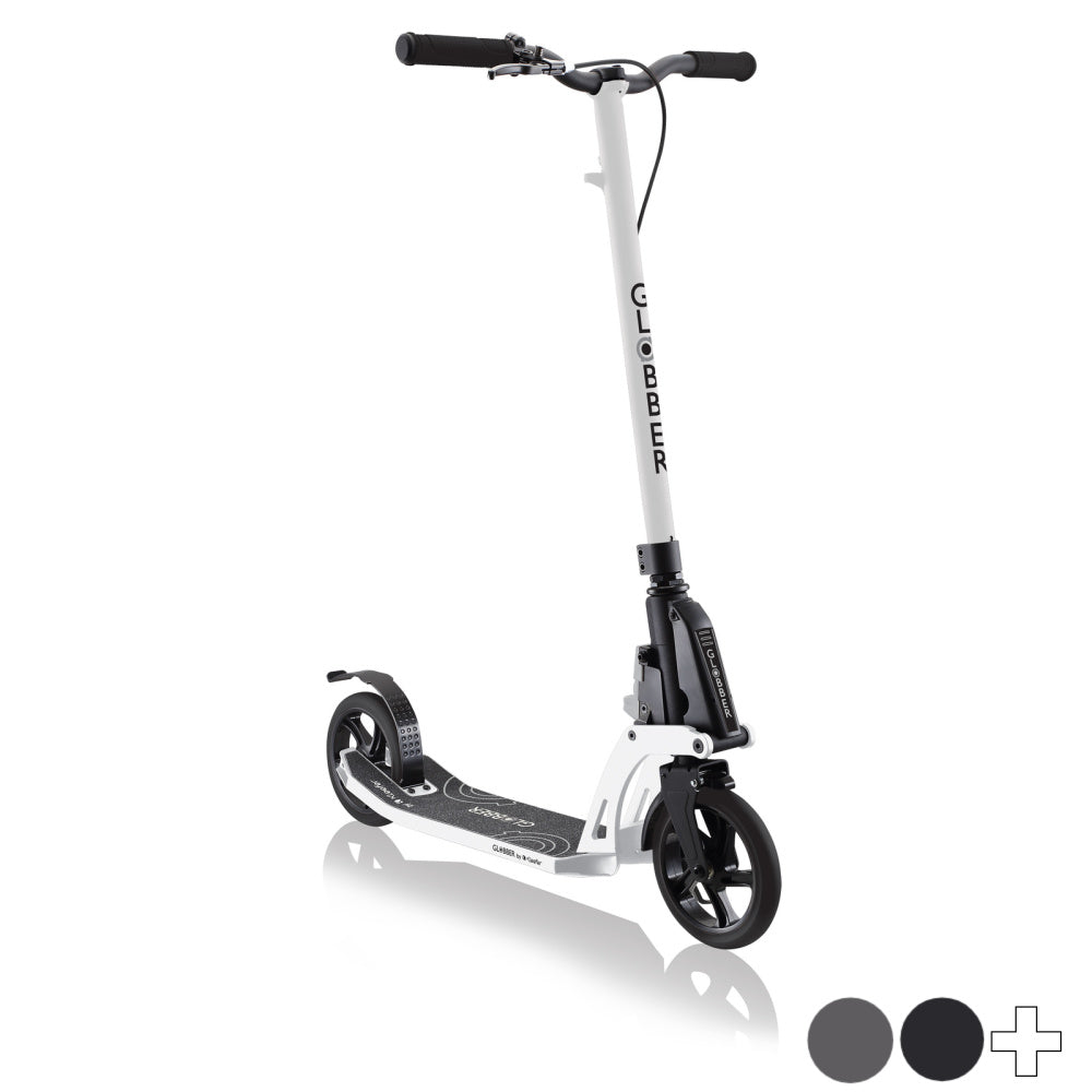 Globber One K 180 Deluxe Vintage Kick Scooter for Kids & Adults - Perfect for Commuting, Outdoor Fun & Neighborhood Rides