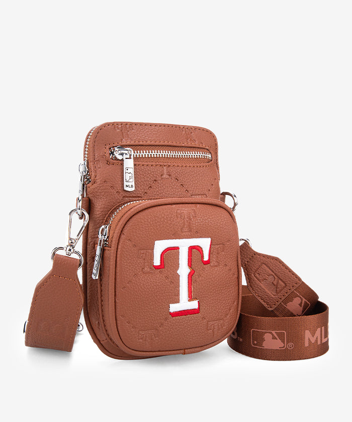 MLB Texas Rangers Mini Crossbody Bag for Women - Stylish Baseball Fan Purse for Games, Travel & Everyday Use