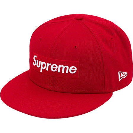Supreme Champion Box Logo New Era Red Snapback Hat - Streetwear Fashion for Men & Women - Perfect for Urban Outfits, Hip-Hop Style, and Casual Wear