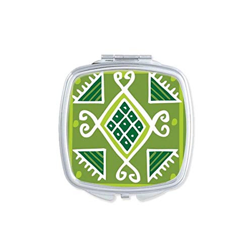 DIYthinker Pine Fruit Mexico Totem Ancient Civilization Mirror - Portable Compact Pocket Makeup Mirror with Double Sided Glass for Travel, Home & Office