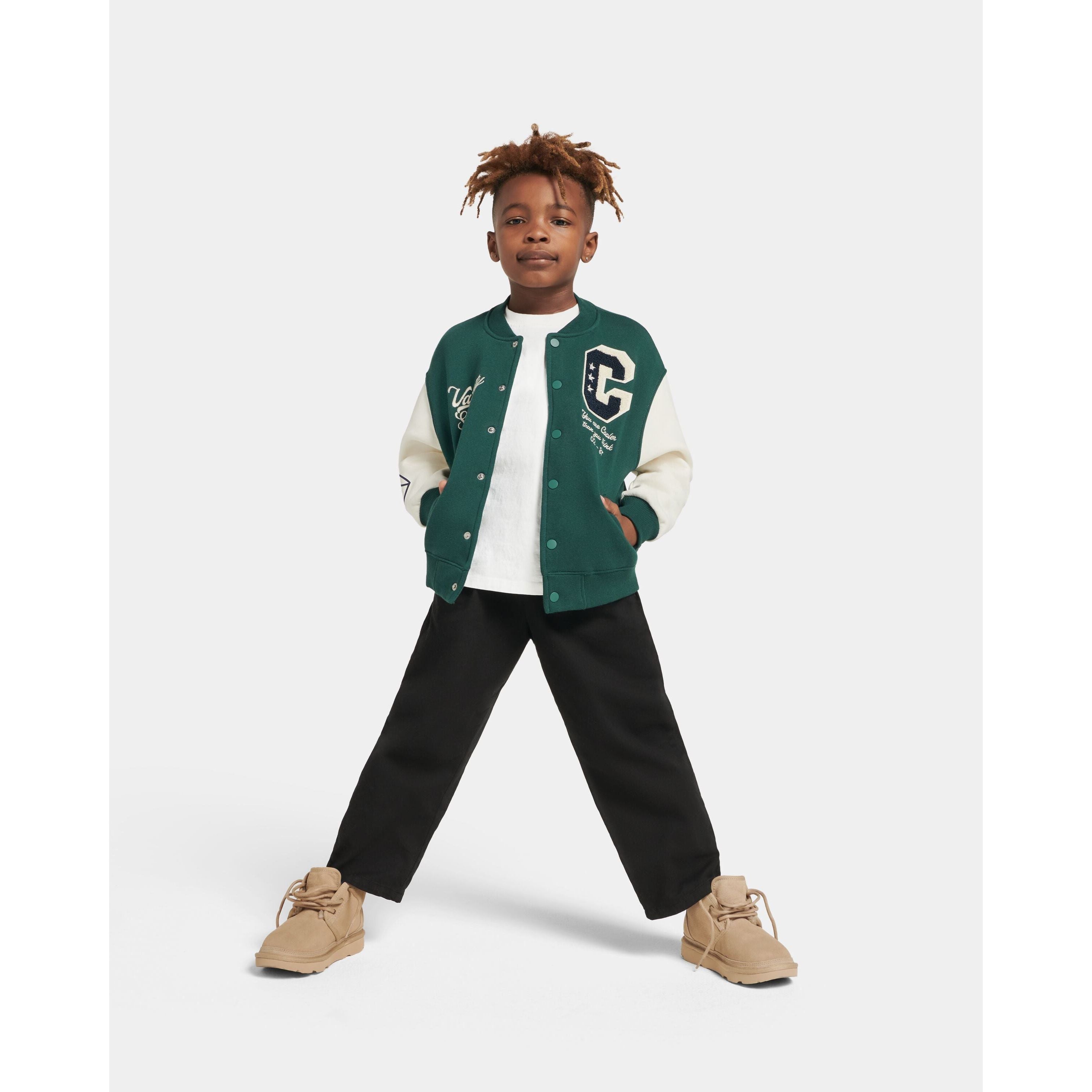 UGG Kid's Neumel II Boot in Mustard Seed - Waterproof Winter Snow Boots for Boys & Girls - Perfect for School, Outdoor Play & Cold Weather