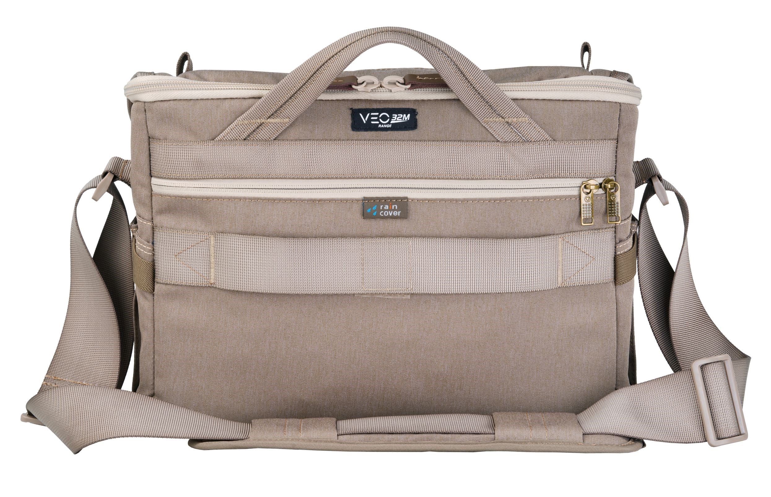 VEO Range 32M BG Beige Messenger Camera Bag - Waterproof DSLR Shoulder Bag for Photographers, Travel & Outdoor Shooting - Perfect for Hiking, Street Photography and Daily Commute