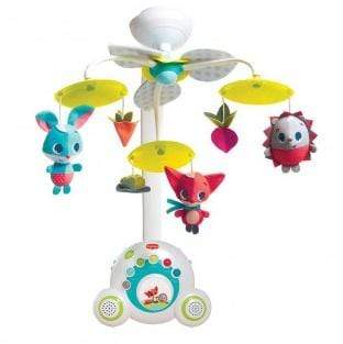 Tiny Love Meadow Days Soothe 'n Groove Baby Mobile - Musical Crib Mobile with Soothing Sounds & Motion for Nursery, Bedroom (Perfect for Newborns & Infants)
