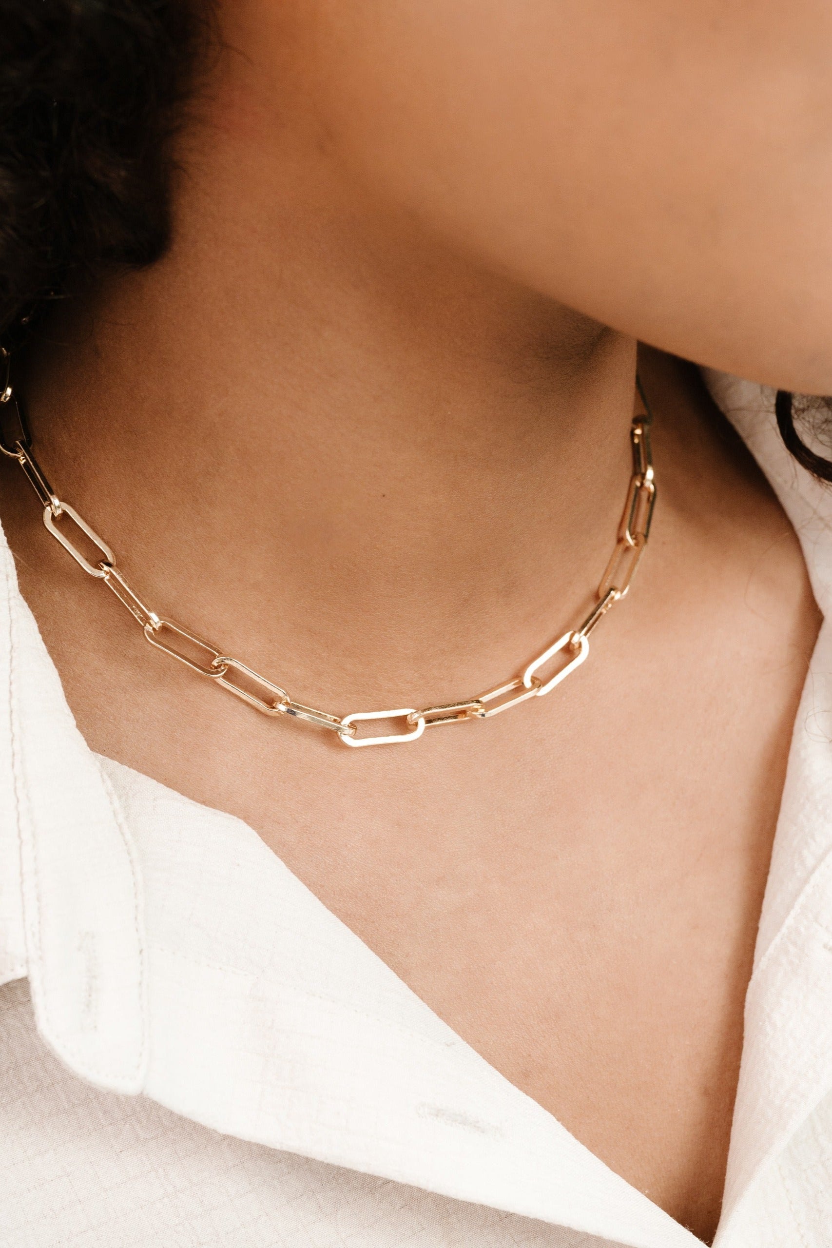Interlinked Chain Necklace for Women - Elegant Layered Gold & Silver Necklaces for Everyday Wear | Perfect for Gifts, Parties & Date Nights