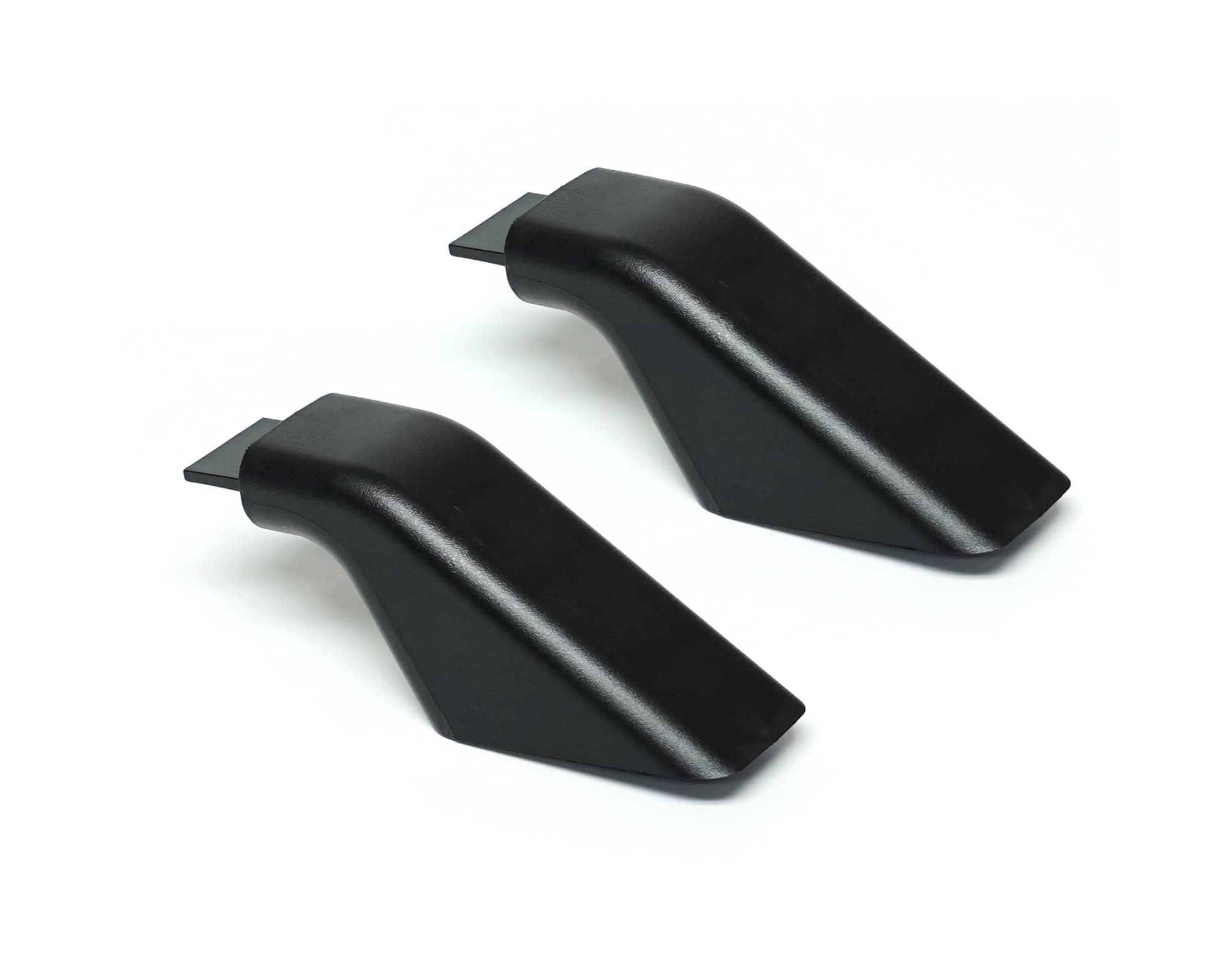 2 Pack WB7X7183 Black Oven Handle End Cap Replacement for GE Wall Stove Oven Range - Compatible with AP2019449 PS256613 WB15K5069 268072 - Durable Kitchen Appliance Accessory for Easy Installation & Secure Grip