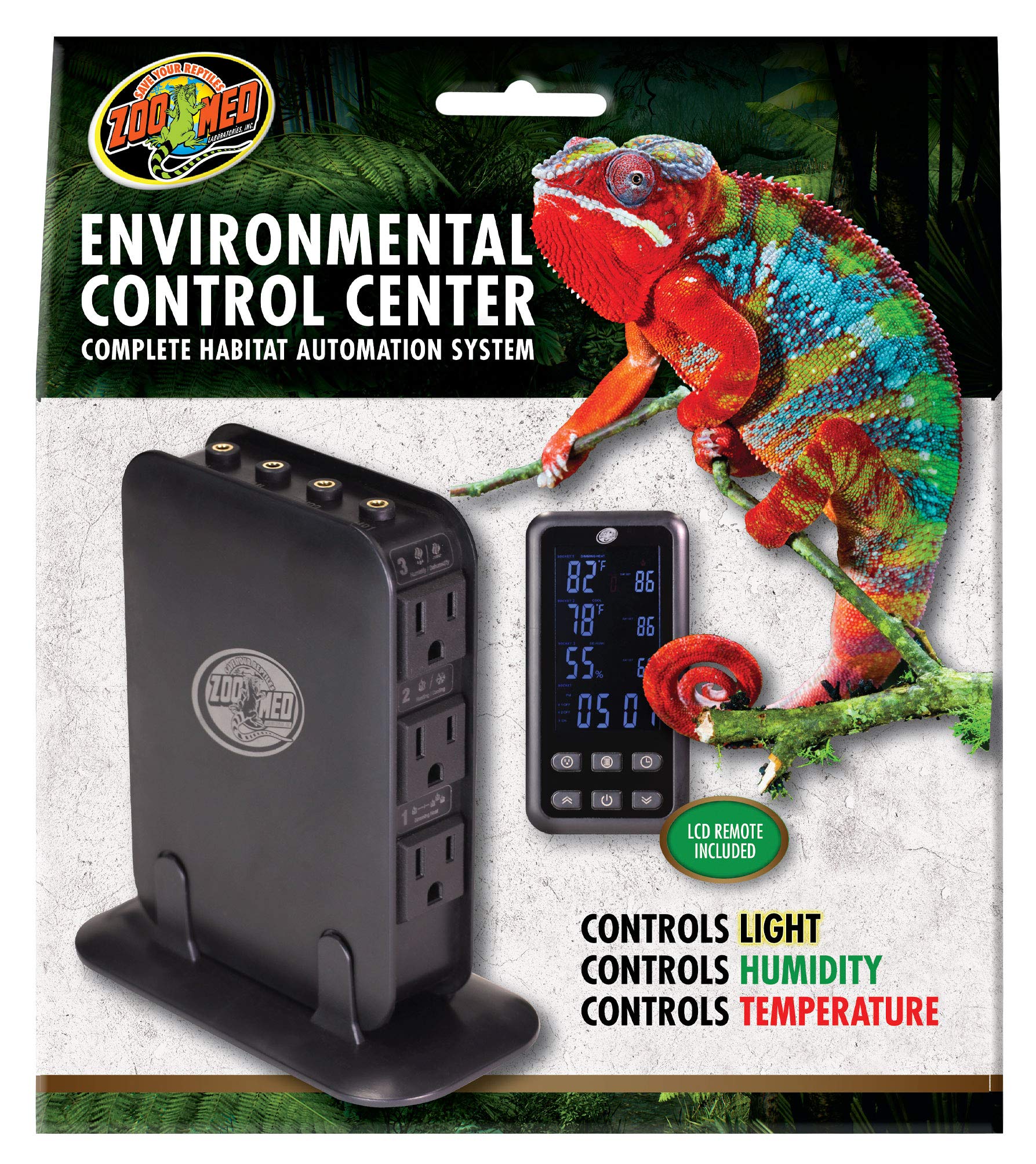 Reptile Habitat Thermostat & Humidity Controller - Digital Day/Night Timer with Cooling Function | Terrarium Climate Control System for Lizards, Snakes & Amphibians | Perfect for Bioactive Vivariums & Breeding Setups