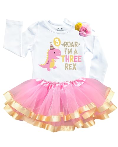 Three Rex Pink Gold Long