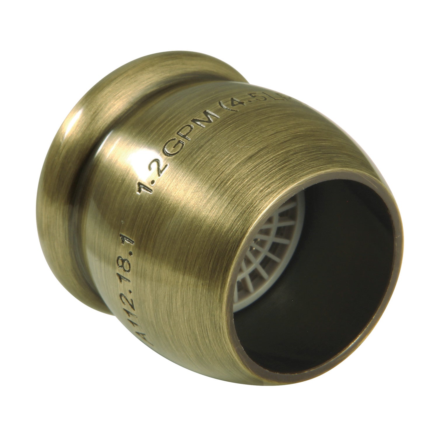 Cal Green Z12KSSA2493 1.2 GPM Female Aerator in Antique Brass - Water-Saving Bathroom & Kitchen Faucet Accessory for Modern and Vintage Home Decor