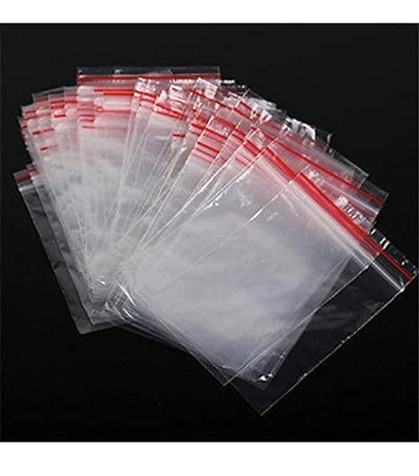 Reusable Zip Lock Plastic Bags for Storage - 2x3 Inch Small Resealable Pouches (100 Pack, Clear) - Perfect for Snacks, Jewelry, Crafts & Travel Organization
