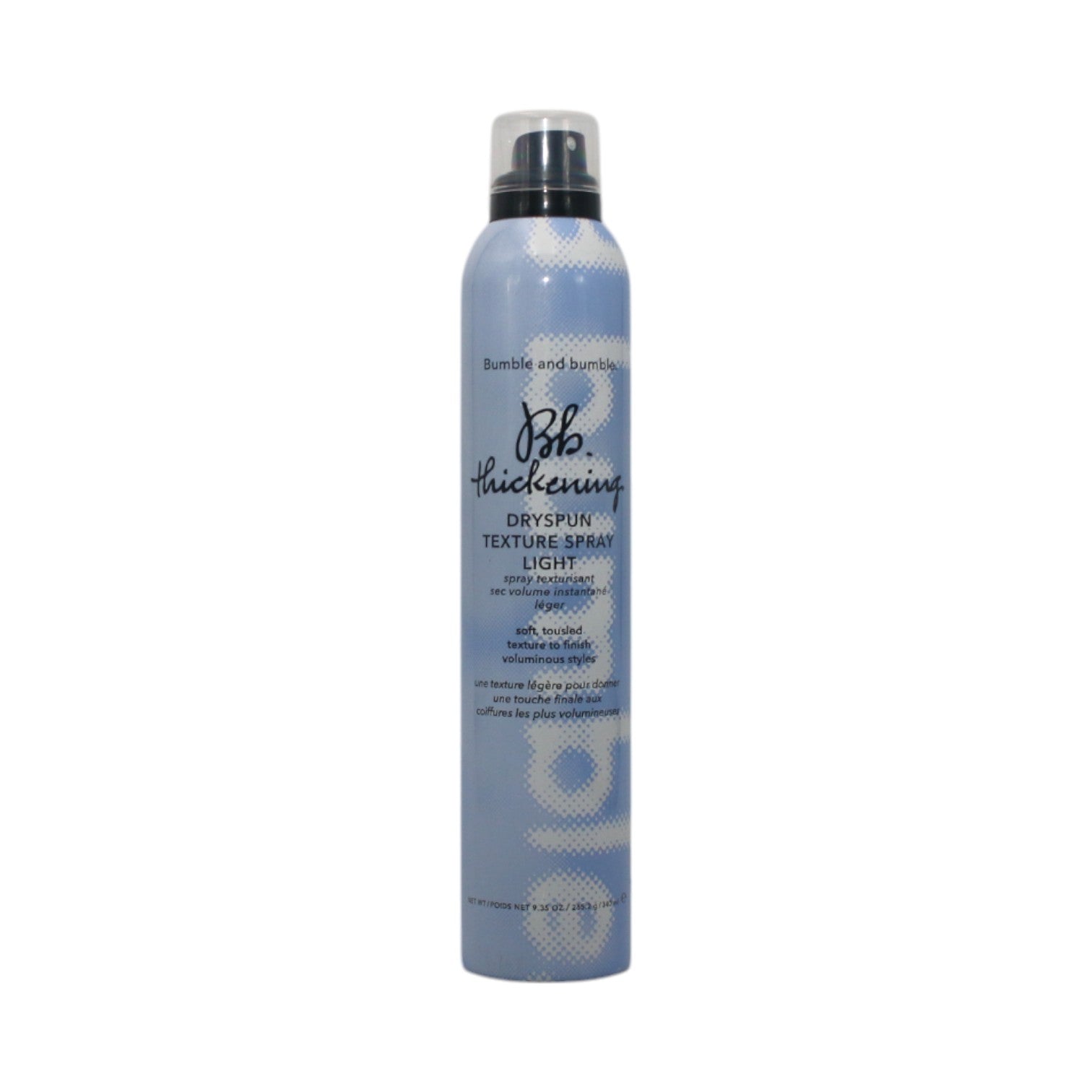 Bumble and Bumble Thickening Dryspun Texture Spray for Fine Hair - 9.35 oz Volumizing Hair Styler for Beachy Waves & Everyday Volume Boost | Perfect for Travel & On-the-Go Styling