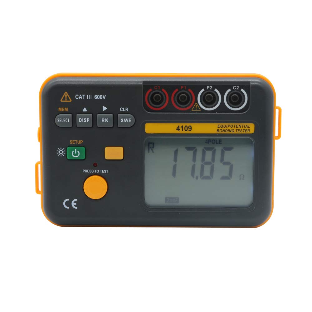 DTI-4109 Intelligent Equipotential Tester - Digital Equal Resistance Potential Meter for Electrical Safety Testing | Use in Laboratories, Power Plants & Industrial Maintenance