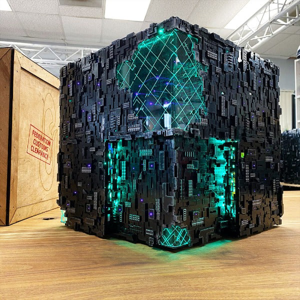 Star Trek: Picard Borg Cube ATX PC Case - Themed Gaming Computer Tower for Sci-Fi Fans | Perfect for Star Trek Collectors & PC Builders | Home Office & Gaming Setup