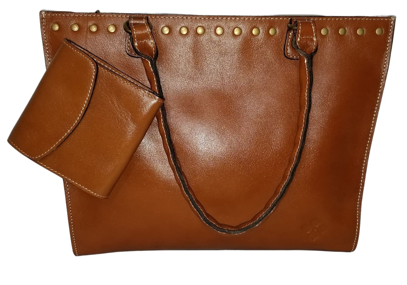 Patricia Nash Zancona Genuine Leather Tote Bag with Reti Bundle Wallet - Stylish Women's Handbag for Work, Travel & Everyday Use