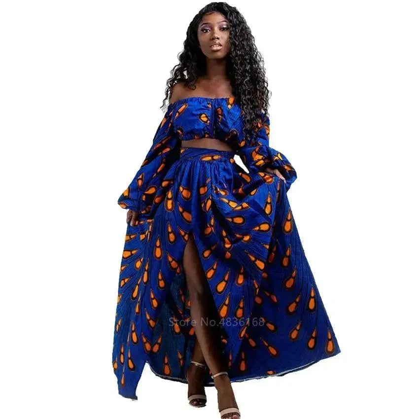 Stylish African Print Two Piece Skirt Set for Women | Summer Outfits & Beach Vacation Wear | Perfect for Parties, Weddings & Cultural Events