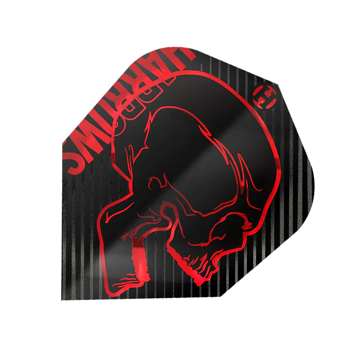 HARROWS RAGE Flights Standard Small NO6 Shape RED - Premium Dart Flights for Professional & Casual Players - Perfect for Tournaments, Practice & Home Play