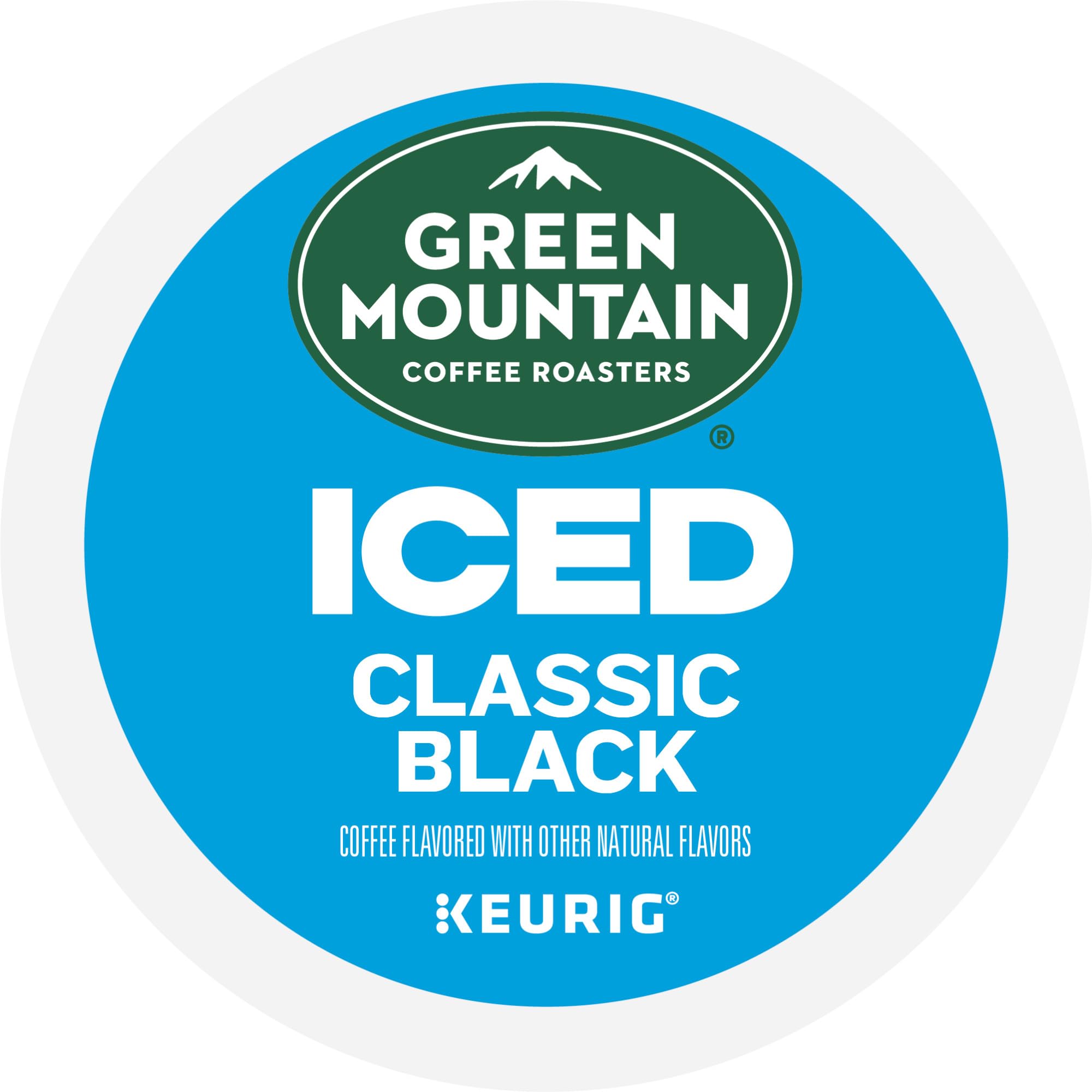 Green Mountain Coffee Roasters ICED Classic Black K-Cup Pods - Medium Roast Iced Coffee for Keurig Brewers (72 Count) | Perfect for Summer Refreshment, Office Break or Iced Coffee Lovers