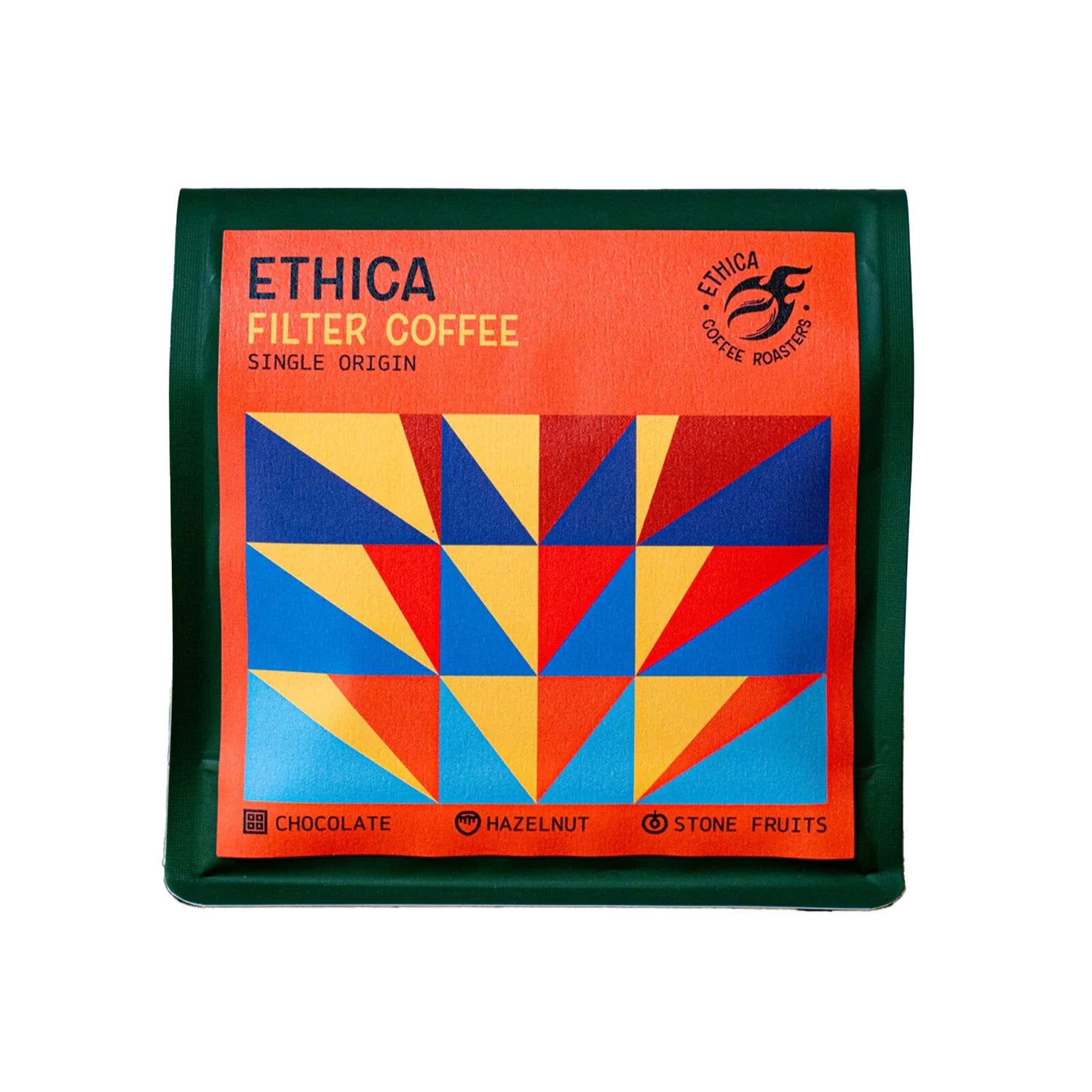 Ethica Premium Whole Bean Coffee - 250g, Organic Arabica Beans for Rich Flavor - Perfect for Home Brewing, Office & Gifting
