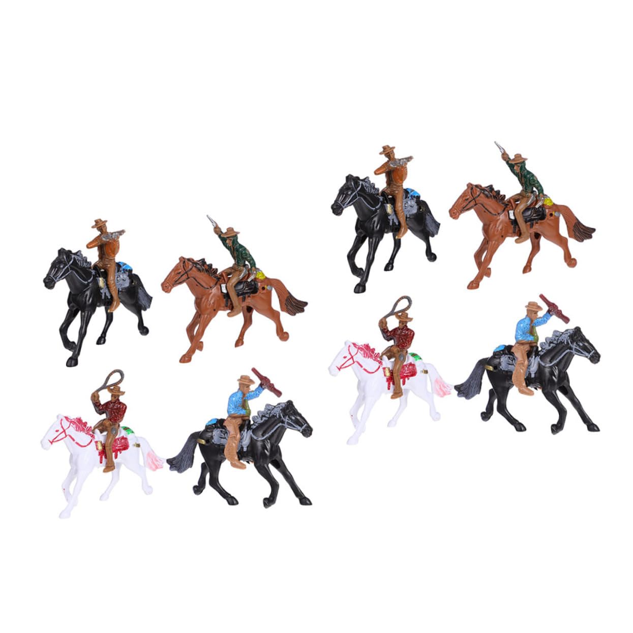 Toyvian 8pcs Medieval Knight Toy Set - Movable Action Figures for Boys, Kids Room Decor, Desktop Display, and Historical Playsets | Perfect for Storytelling, Battle Scenes & Collectors