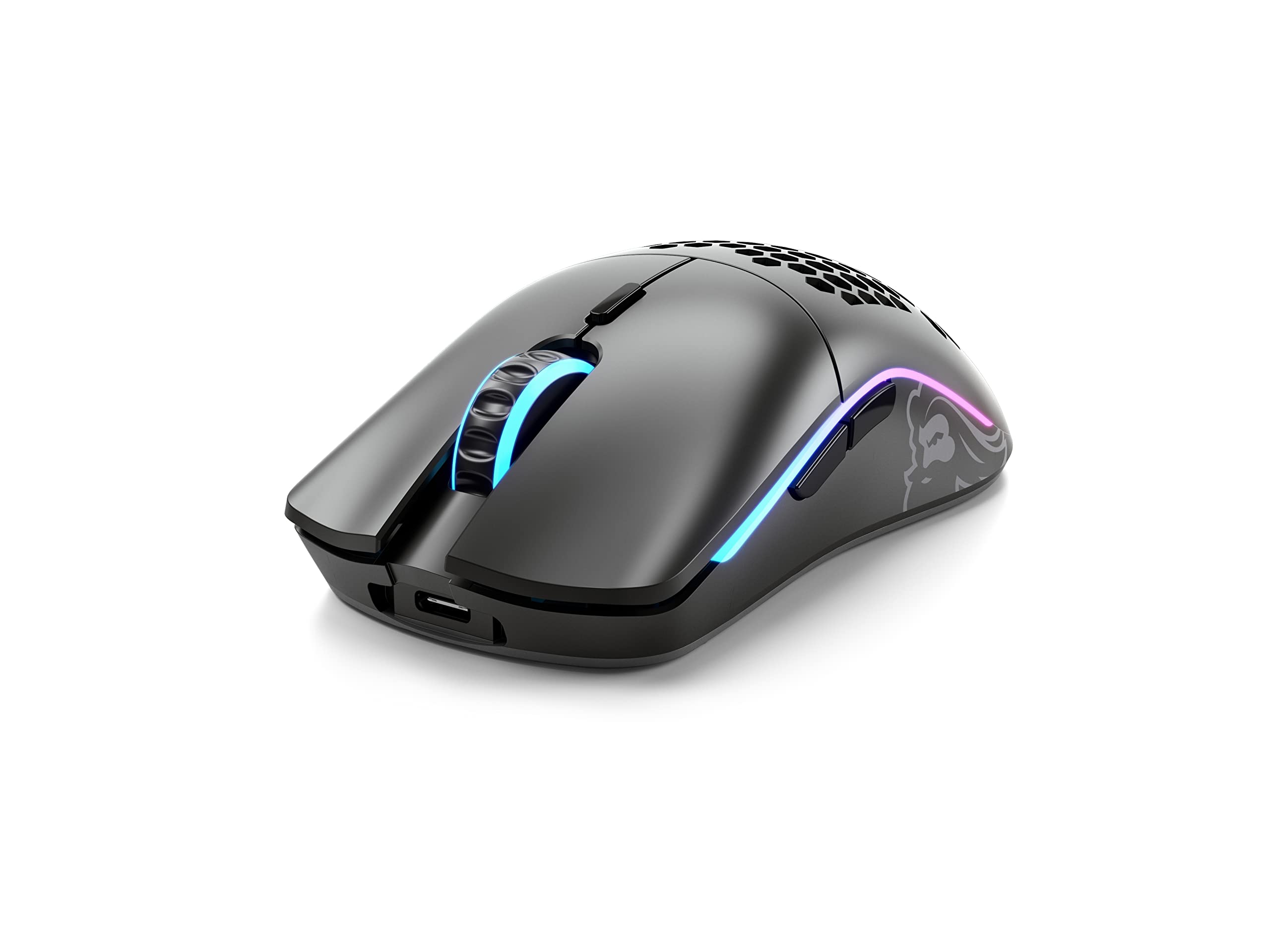 Glorious Model O Wireless RGB Gaming Mouse - Matte Black (Renewed) | Lightweight Honeycomb Design | 71g Ultra-Light | 19,000 DPI | for PC Gaming, Esports & Professional Use