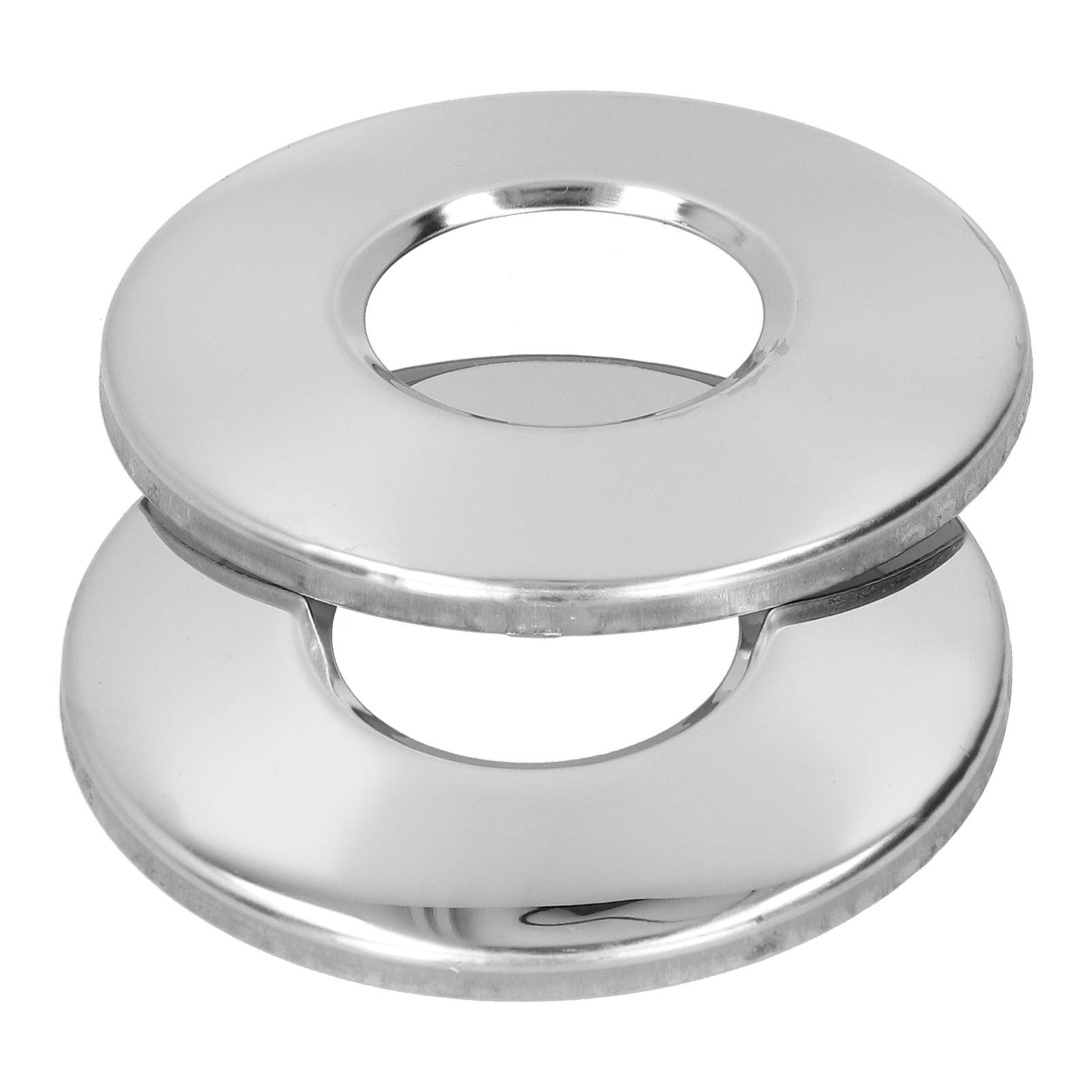 01 Pool & Spa Ladder/Hand Rail Replacement Parts - High Hardness Stainless Steel Escutcheon Plates & Cover Plate for 5cm Ladder Pipe (2 Pack) - Perfect for Inground & Above Ground Pools