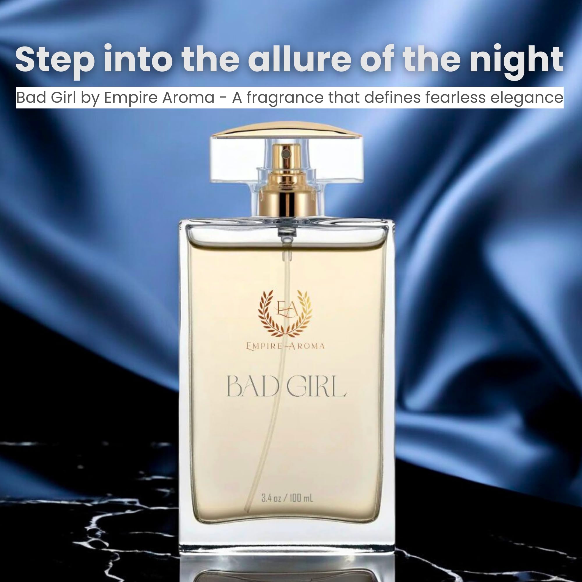 Bad Girl Eau de Parfum for Women - Inspired by Kilian's Good Girl Gone Bad - Luxury Perfume Spray - 100ml/3.4oz - Seductive Evening Fragrance for Date Nights & Special Occasions