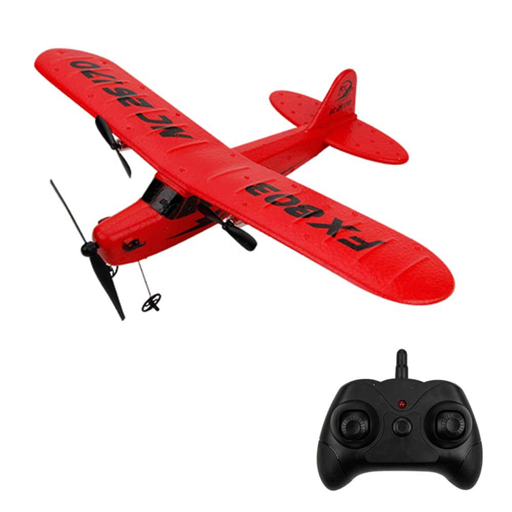 JLLING FX803 2.4GHz RC Airplane - EPP Foam Glider with Dual Coreless Motors, Drop-Resistant & Impact-Resistant Remote Control Plane - Perfect RC Aircraft Model for Adults & Kids - Great for Outdoor Play, Birthday Gifts & Hobby Flying