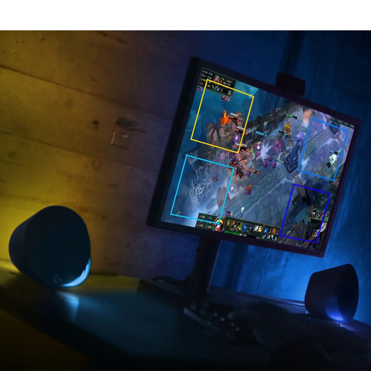 Logitech G560 2.1 PC Gaming Speaker System with DTS:X Ultra Surround Sound, RGB LIGHTSYNC Technology & Powerful Subwoofer - Perfect for Gaming, Movies and Music Streaming