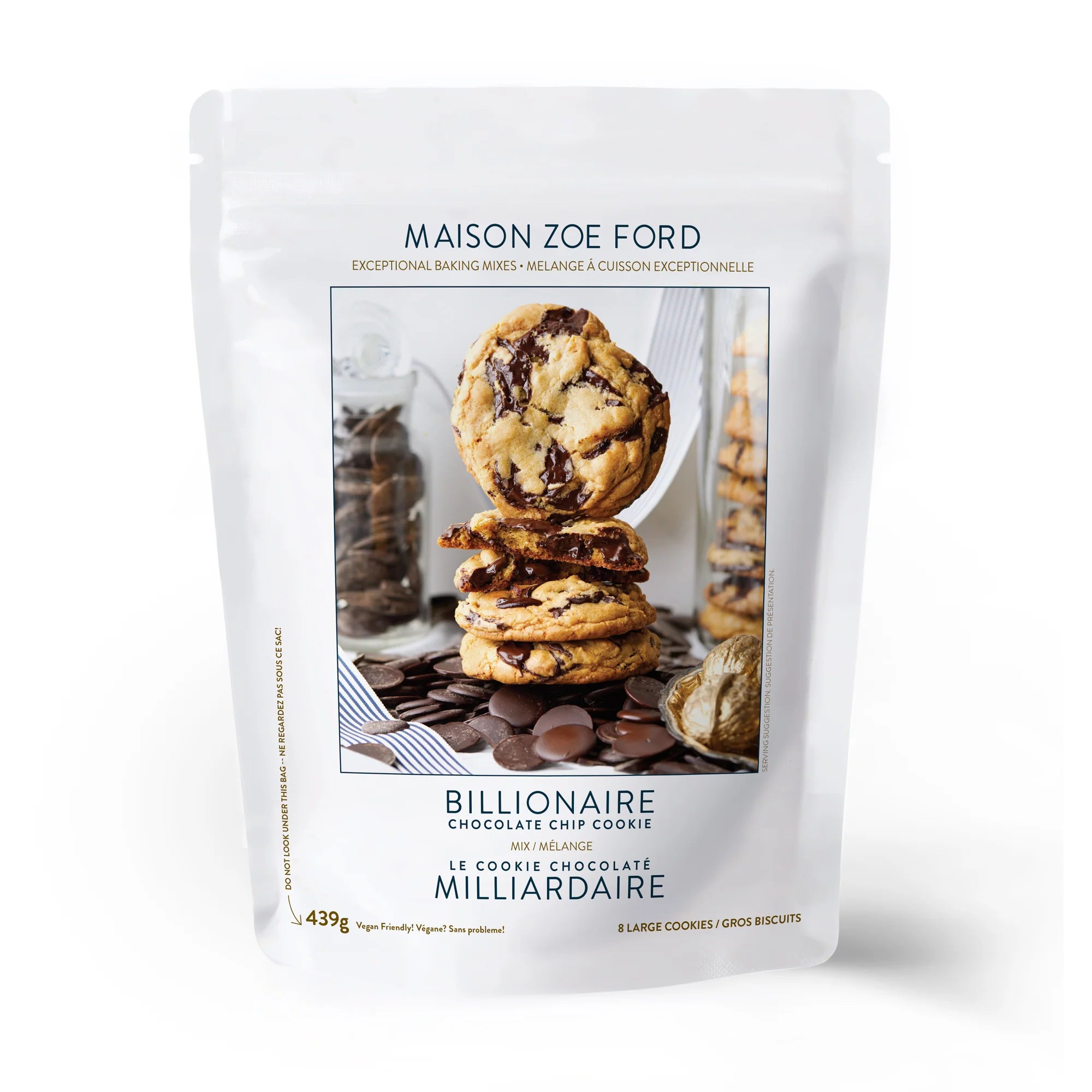 MAISON ZOE FORD Billionaire Chocolate Chip Cookies - Gourmet Luxury Cookies for Gifting, Parties & Dessert Lovers - Perfect for Holidays, Birthdays & Special Occasions