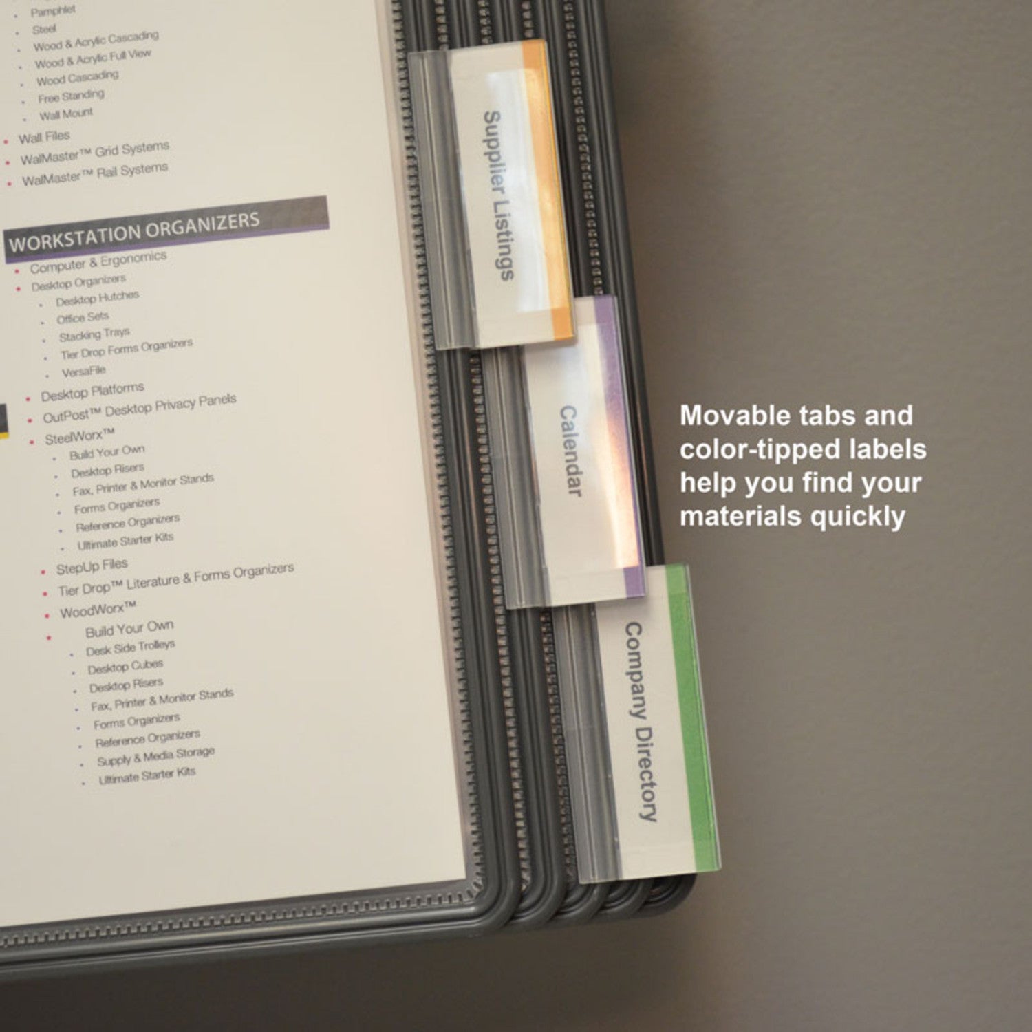 SwitchFile 10-Pocket Floor Stand Document Organizer - Perfect for Office, Classroom, and Home Filing System