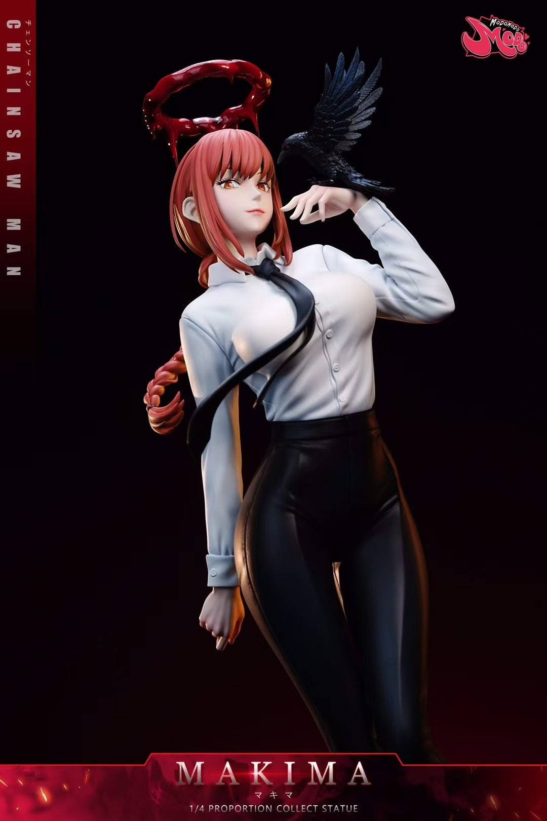 Modomodo Studio Domination Demon Makima Anime Figure - High-Quality Collectible for Anime Fans, Cosplay, and Home Decor
