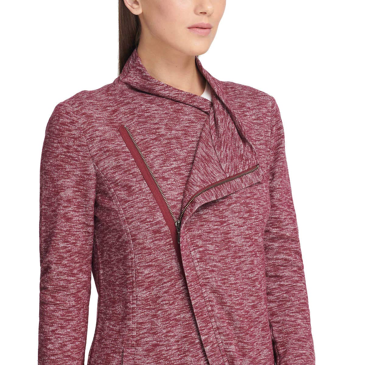 GH Bass Women's Knit Zip-Up Cardigan Sweater - Cozy & Stylish for Fall & Winter Layering