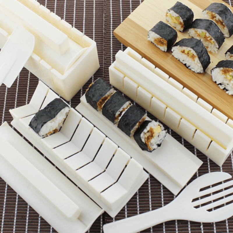 Premium DIY Sushi Making Kit - Complete Set with Bamboo Mat, Rice Paddle & Recipe Guide | Perfect for Home Cooking, Date Nights & Japanese Cuisine Lovers