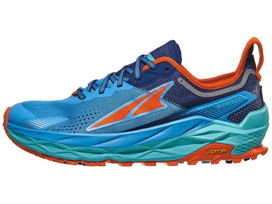 ALTRA Men's Olympus 5 Trail Running Shoes - Blue | Lightweight Hiking & Outdoor Adventure Footwear for Men