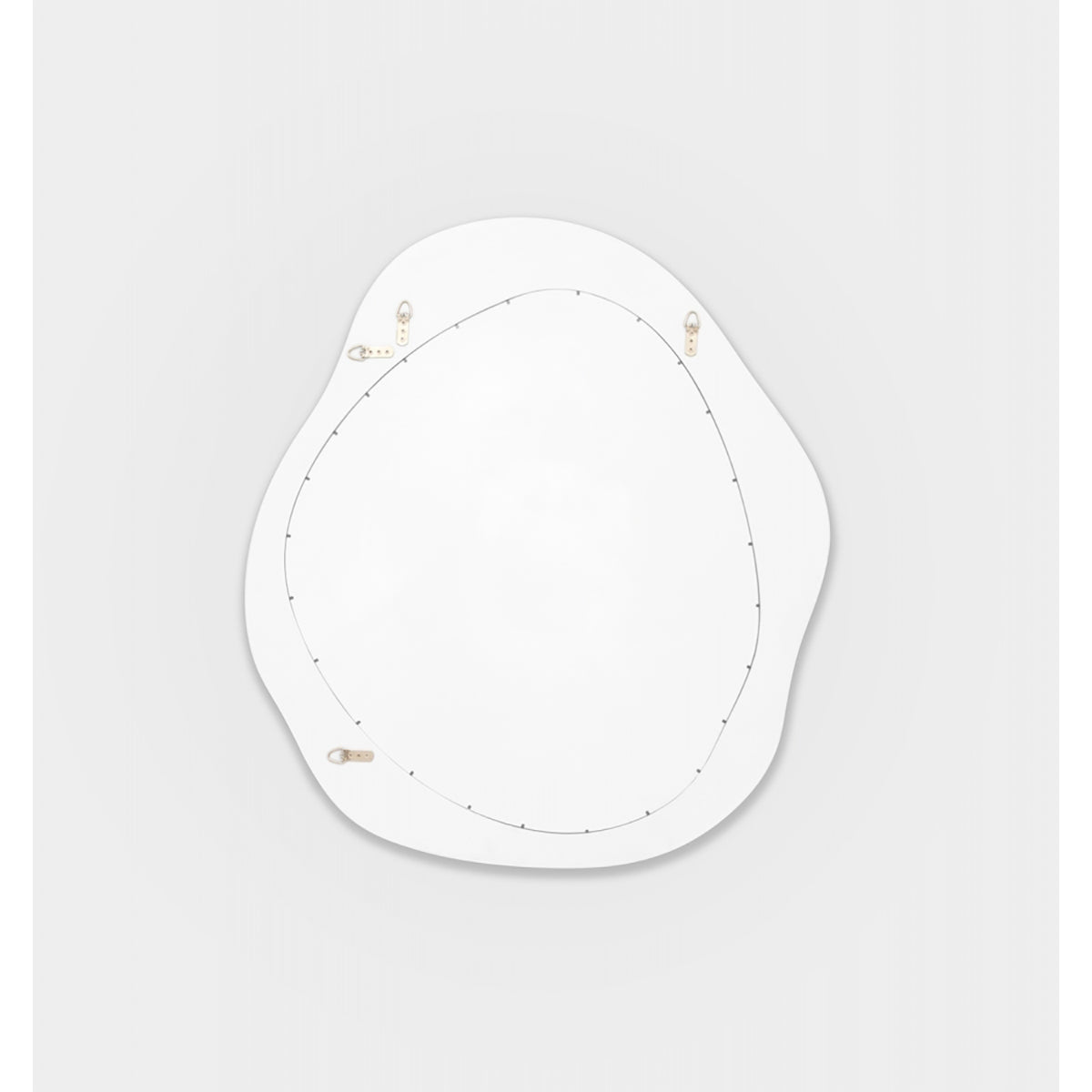 Aura Mirror (85 x 95cm) - Full Length Wall Mirror with Modern Design for Home Decor, Bedroom, Living Room & Entryway