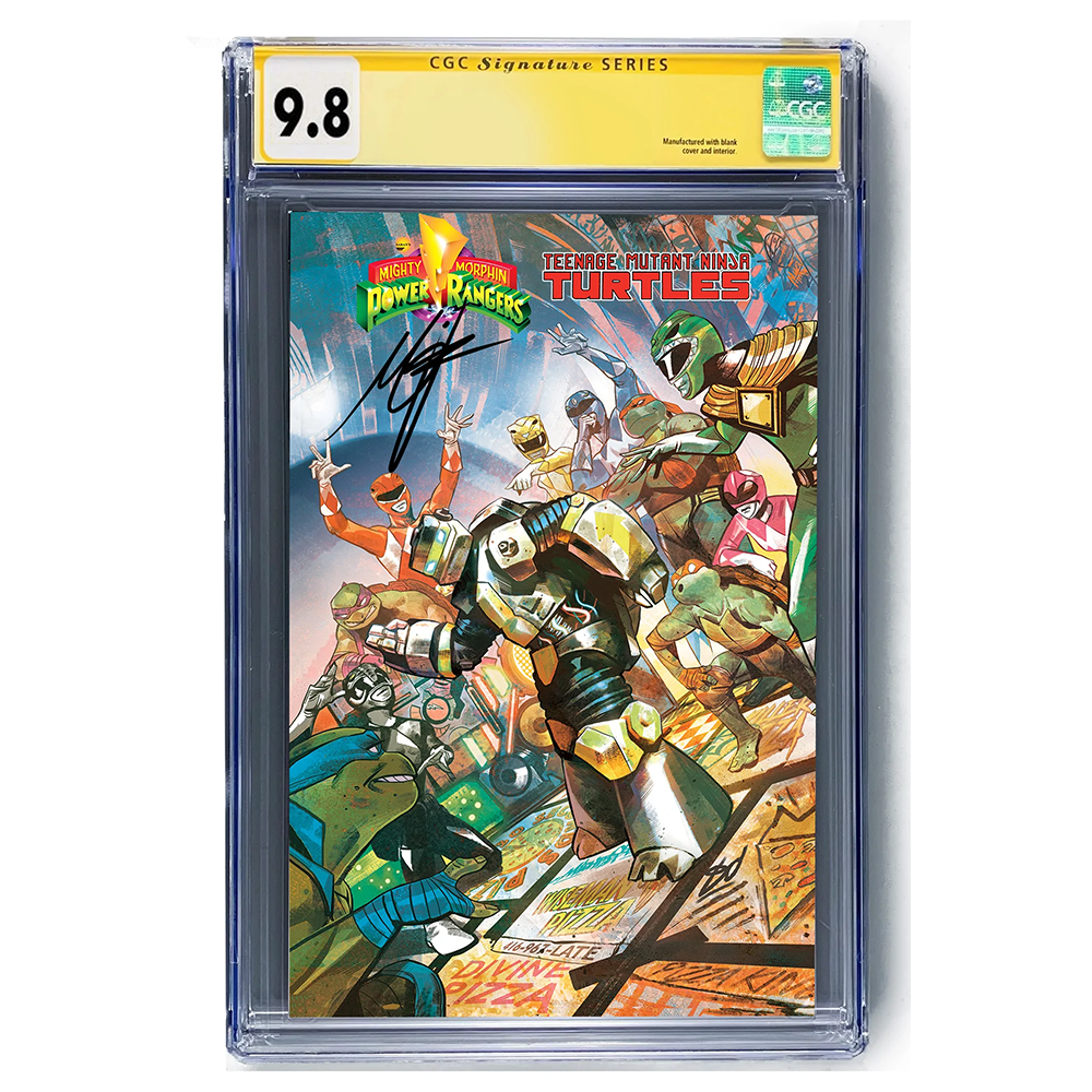 Mighty Morphin Power Rangers vs Teenage Mutant Ninja Turtles #1 Metalhead Exclusive Variant Comic - Collectible Action Figure for Fans & Display - Perfect for Comic Conventions, Shelves & Gift Giving