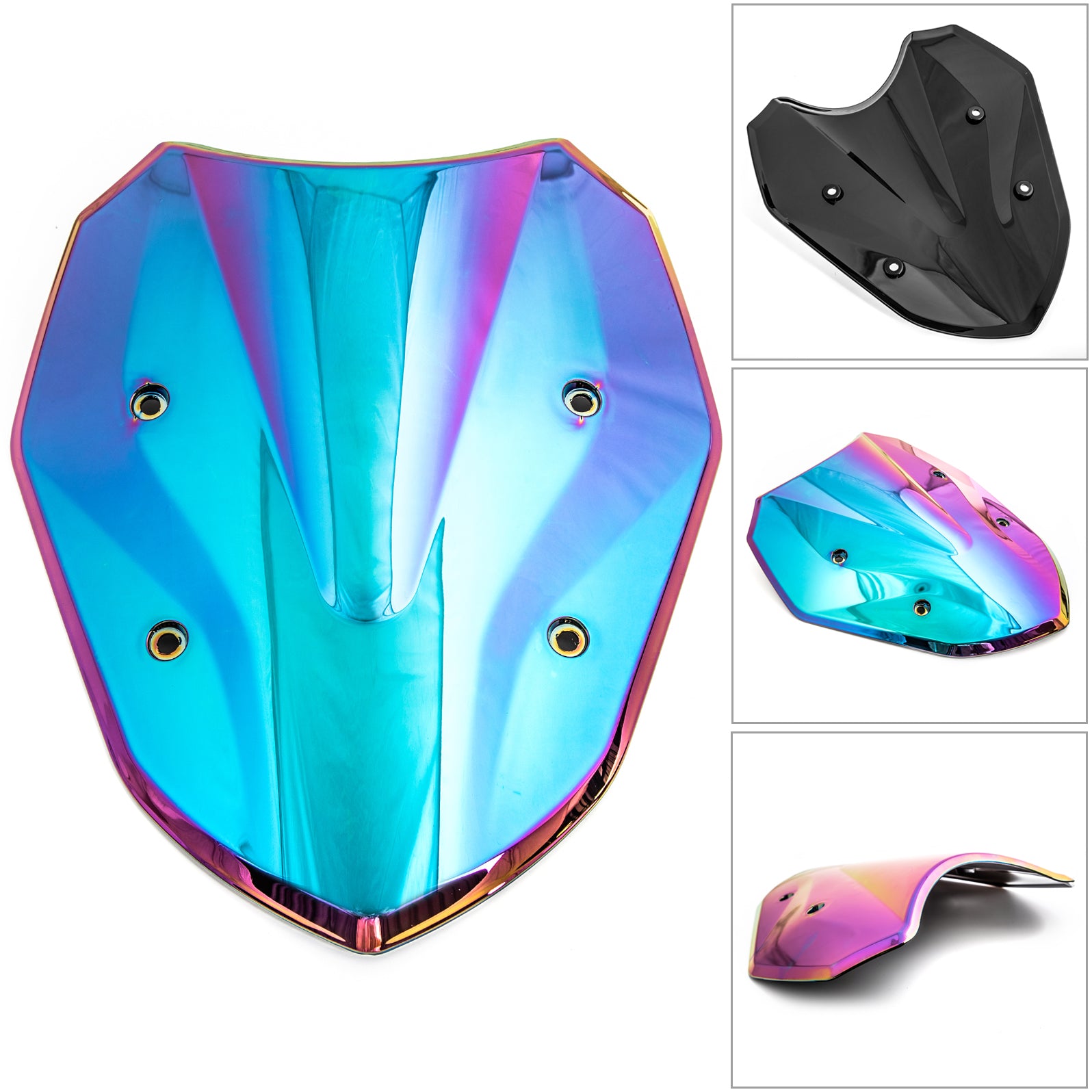 BMW S1000XR Motorcycle ABS Windscreen Windshield (2014-2019) - Universal Fit, Durable Protection for All-Weather Riding - Perfect for Highway Cruising & Long-Distance Tours