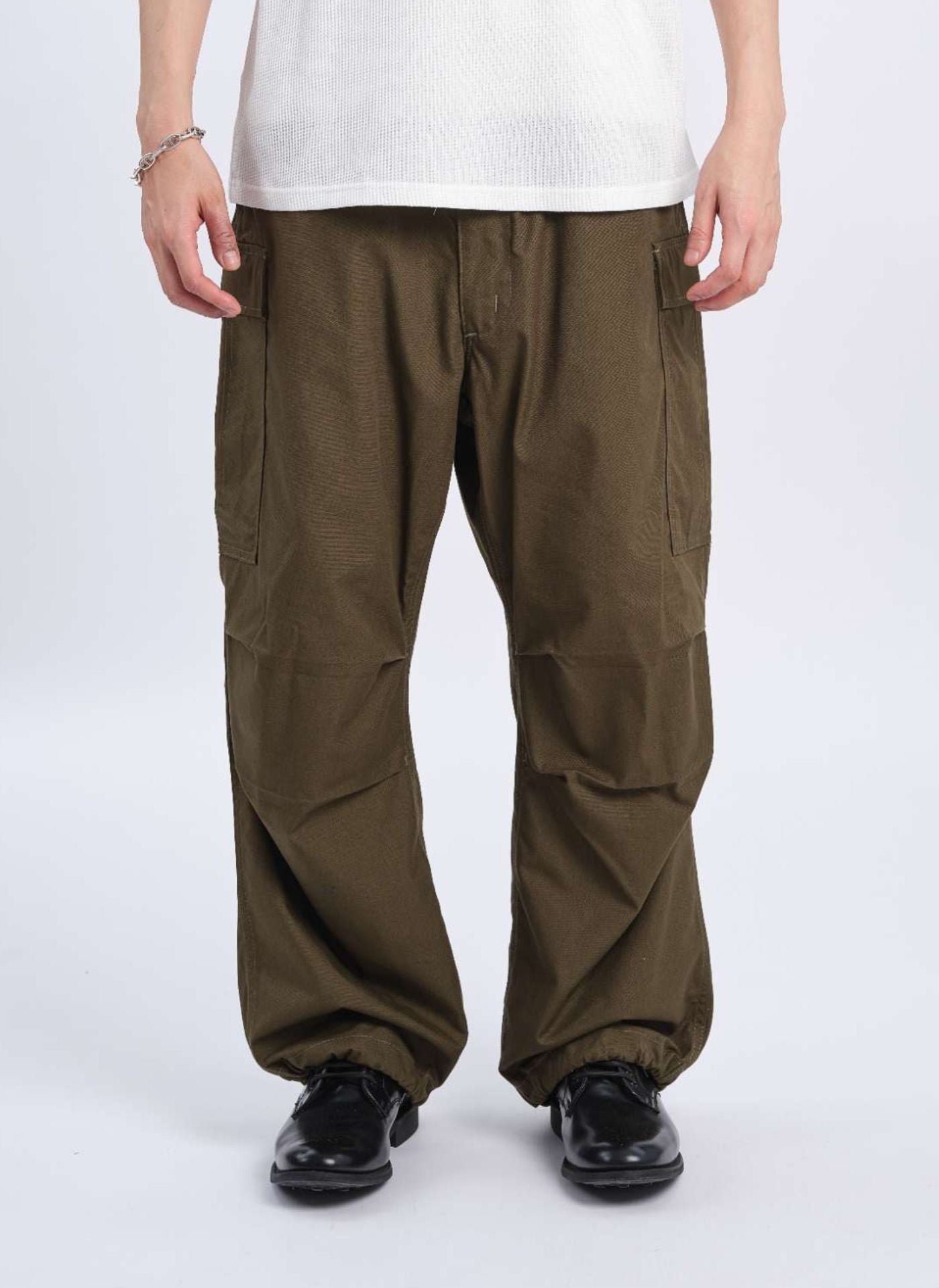 Durable Cordura Canvas M65 Military Tactical Pants for Men - Waterproof & Rip-Resistant Outdoor Hiking, Camping, and Workwear