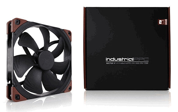 NF F12 Industrial PPC 24V 3000 RPM PWM Fan - Waterproof IP67 Rated for Servers, Gaming PCs & Electronic Enclosures - High Performance Cooling Solution