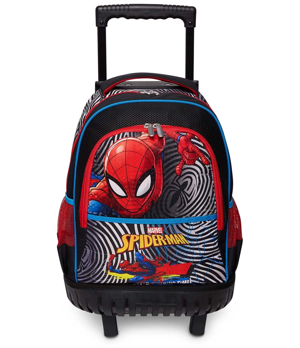 Spider-Man Trolley Bag - Superhero Themed Luggage for Travel, School & Cosplay | Lightweight & Durable Carry-On with Wheels