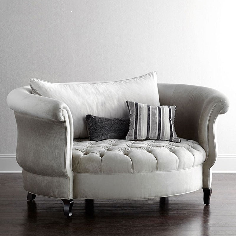 Luxury Velvet Sofa Chair - Ergonomic Design for Ultimate Comfort | Perfect for Living Room, Bedroom & Office Relaxation